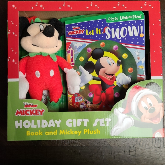 Mickey Mouse Clubhouse Book and Plush Mickey Mouse - Picture 1 of 3